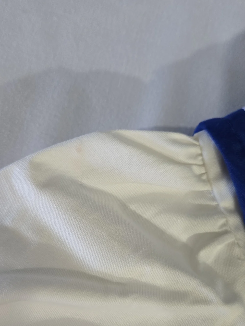 White Sailor Romper Costume with Blue Collar and Red Ties - Kids